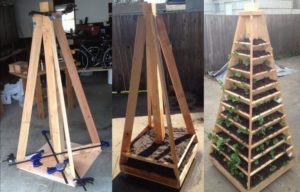 How To Build A Pyramid Planter For Vertical Gardening