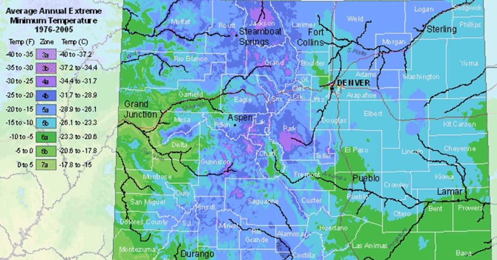 Colorado Springs, CO Hardiness Zone Map & Planting Guide The Garden