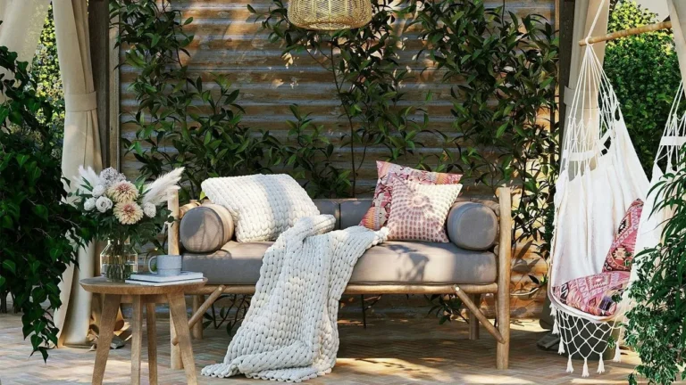 Rattan Furniture That Turns Your Pergola Into a Room - Featured image
