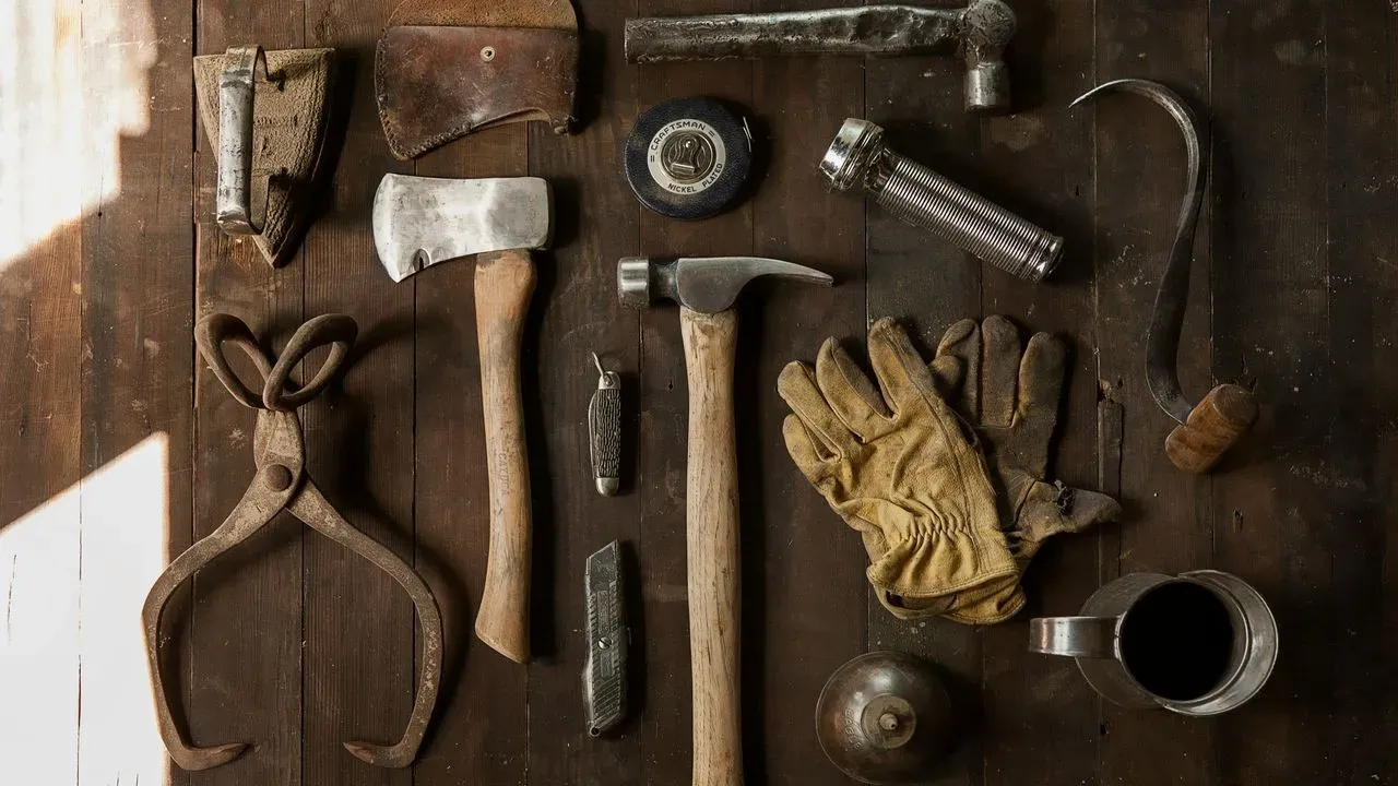 Shoe Racks Sort Tools While Bags Contain Mint