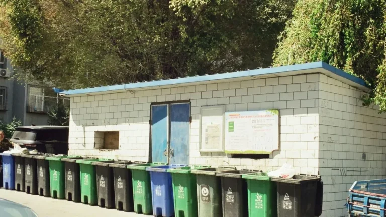 Hide Trash Cans With a Garden Screen - Featured image